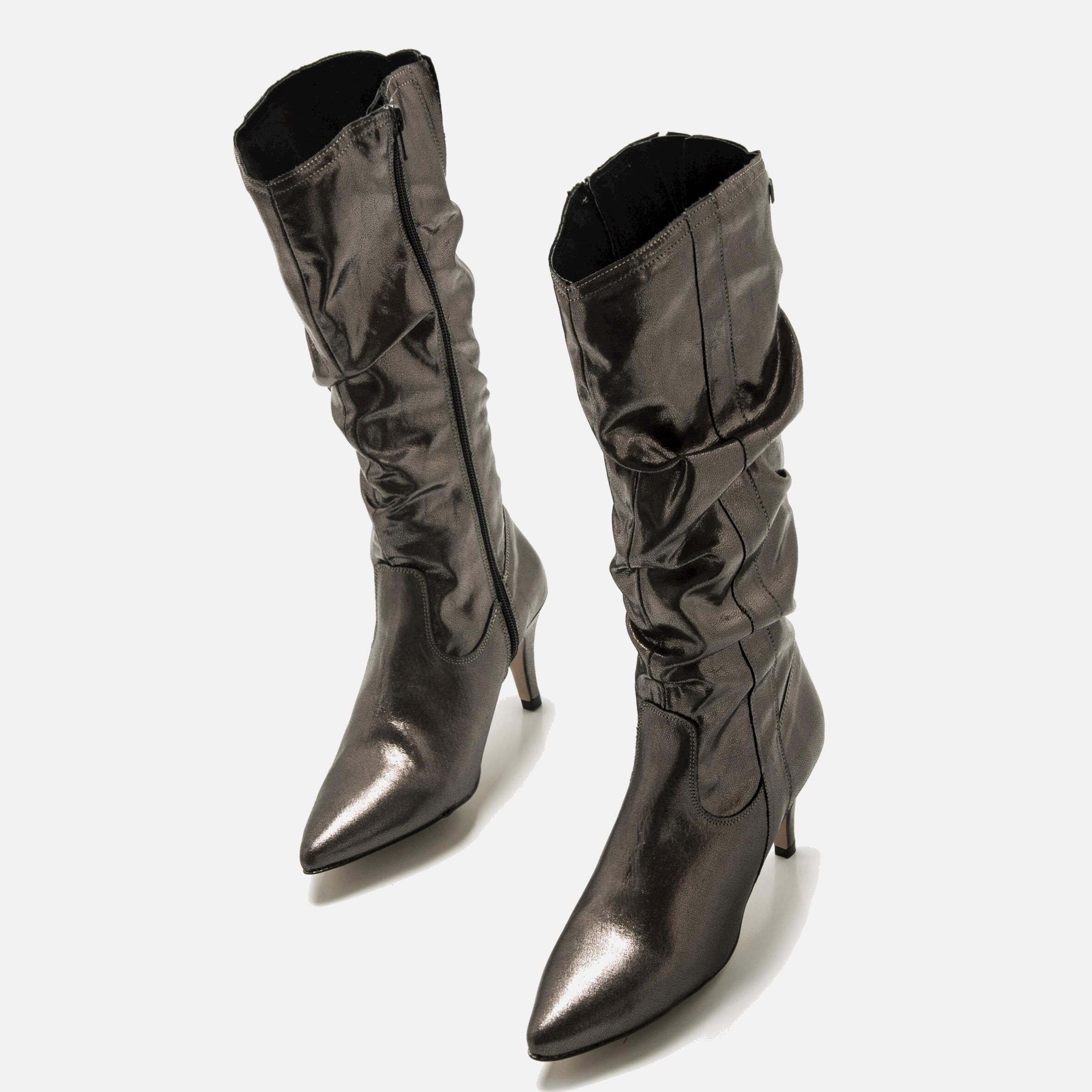 Acheter CHANTAL argent 57522 Bottes a talons Mtng pour Femme